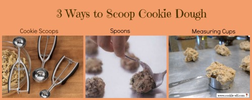 3 ways to scoop cookie dough from The Cookie Elf