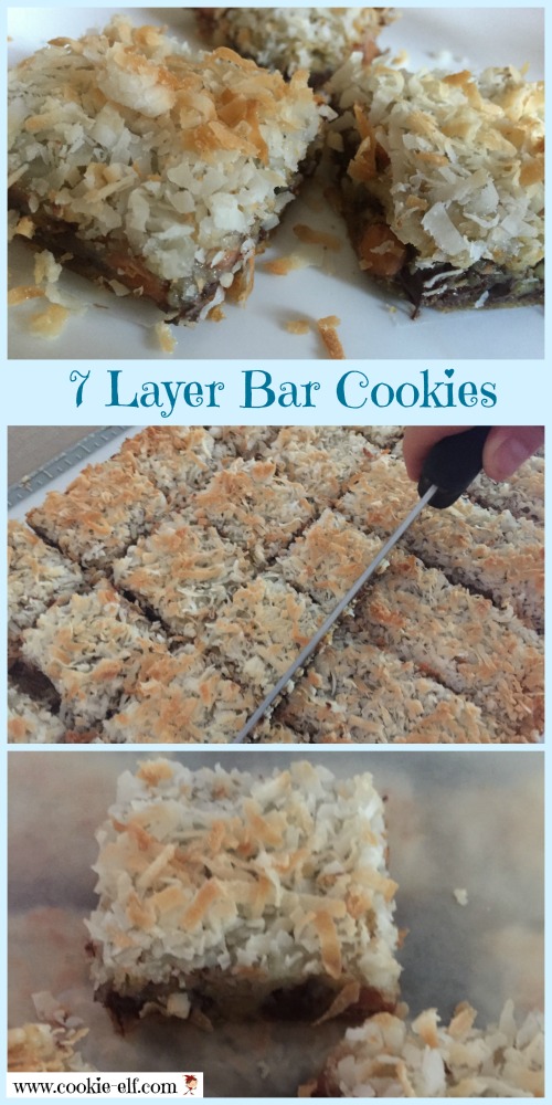 7 Layer Bar Cookies - no mixing! So easy. With The Cookie Elf