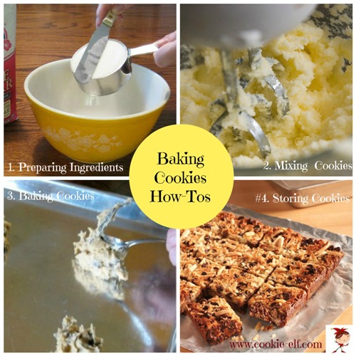 Baking Cookies How-To's collage