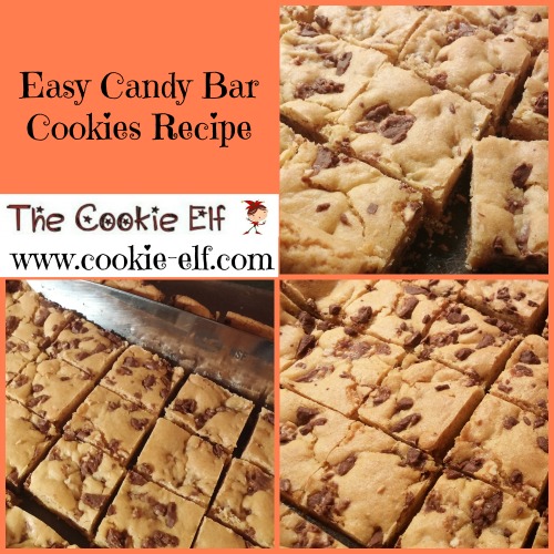 Easy Candy Bar Cookies Recipe from The Cookie Elf