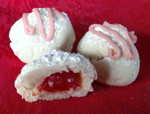 Cherry Bonbon Cookies by The Cookie Elf