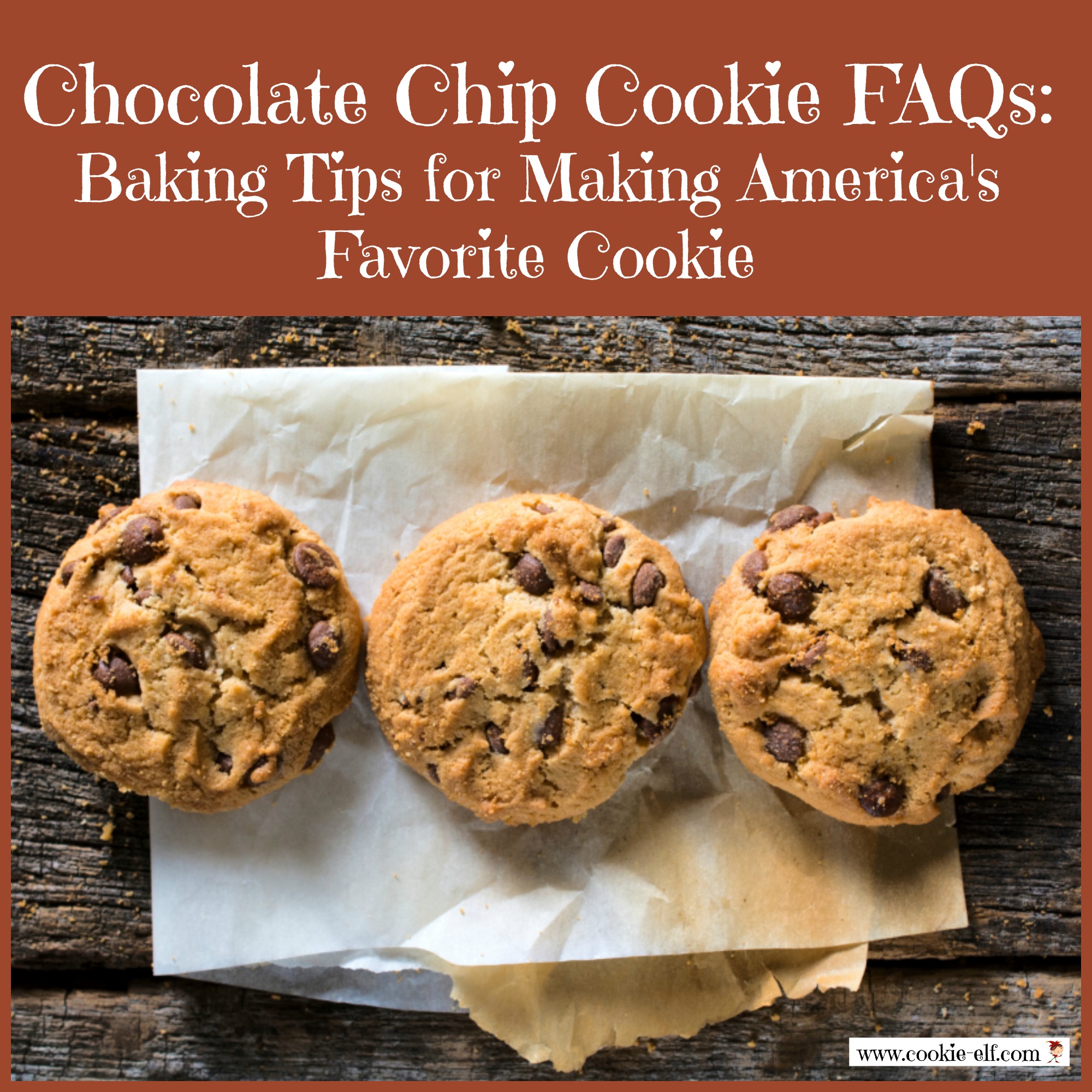 Chocolate Chip Cookie FAQs from The Cookie Elf
