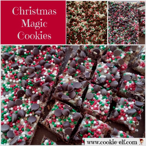 Christmas Magic Cookie Bars from The Cookie Elf
