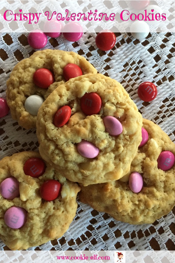 Crispy Valentine Cookies with The Cookie Elf