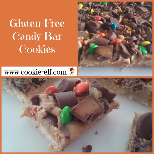 Gluten Free Candy Bar Cookies from The Cookie Elf