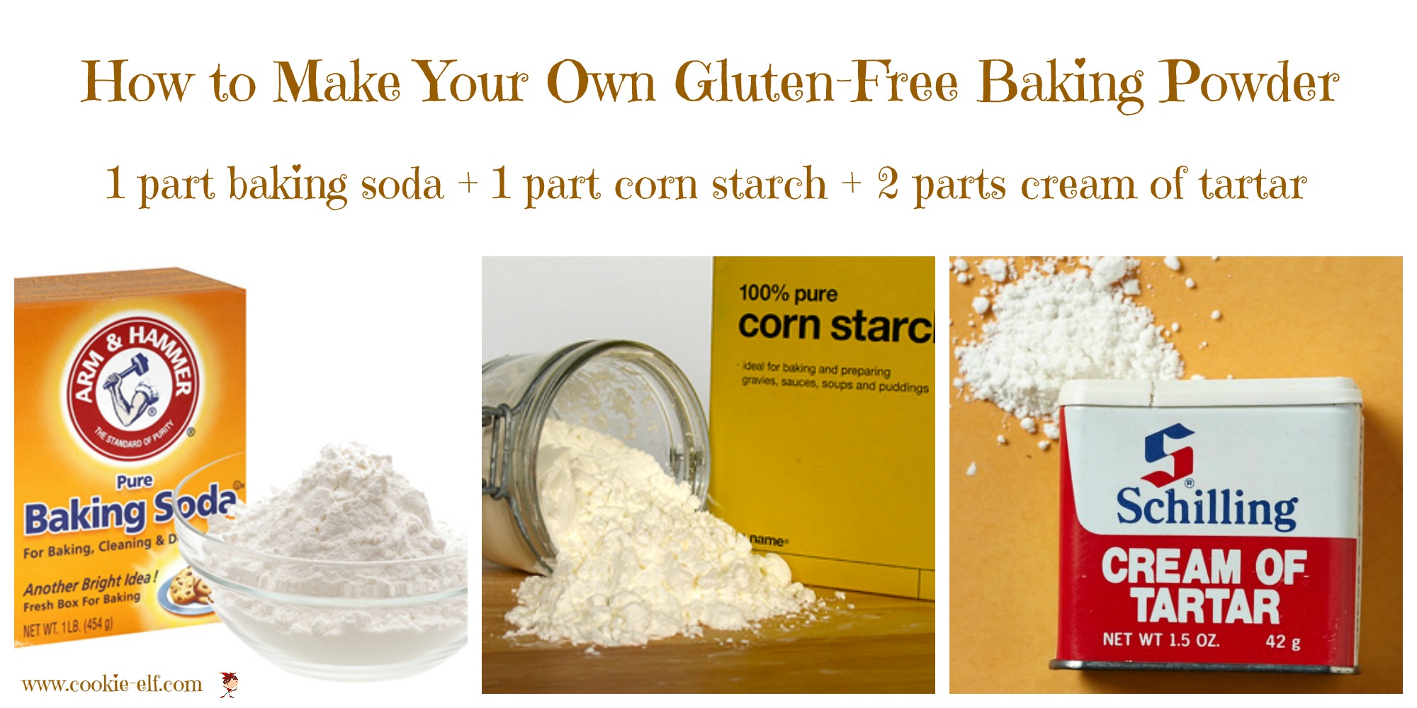 How to make your own gluten-free baking powder with The Cookie Elf