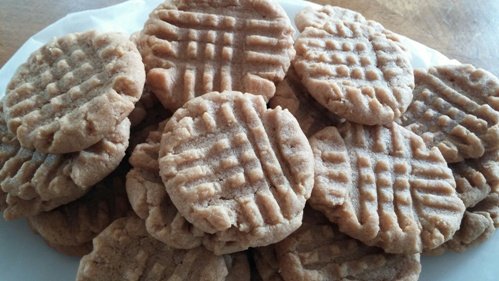 3-Ingredient Peanut Butter Cookies