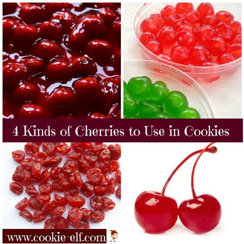 4 kinds of cherries to use in cookie recipes