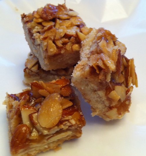 Almond Shortbread Bars