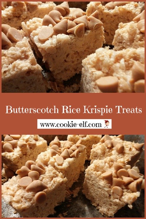 Butterscotch Rice Krispie Treats from The Cookie Elf