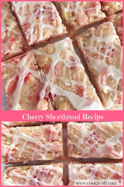 Cherry Shortbread Recipe with The Cookie Elf
