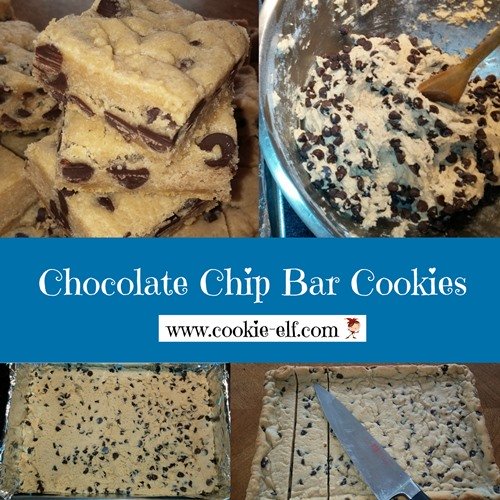 Chocolate Chip Bar Cookies from The Cookie Elf
