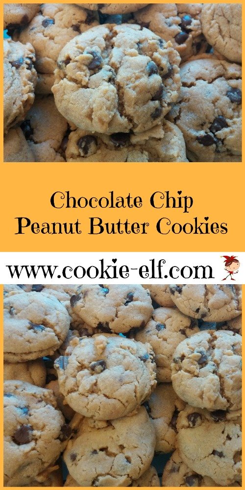 Chocolate Chip Peanut Butter Cookies from The Cookie Elf