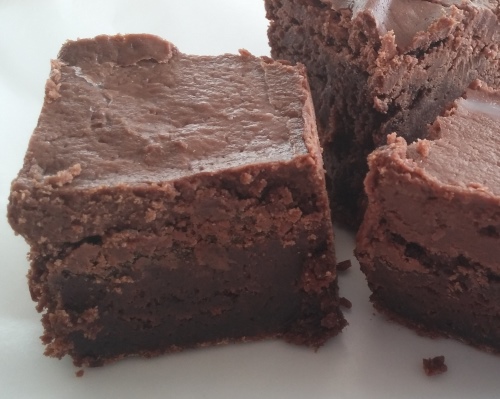 Frosted Chocolate Brownies from The Cookie Elf