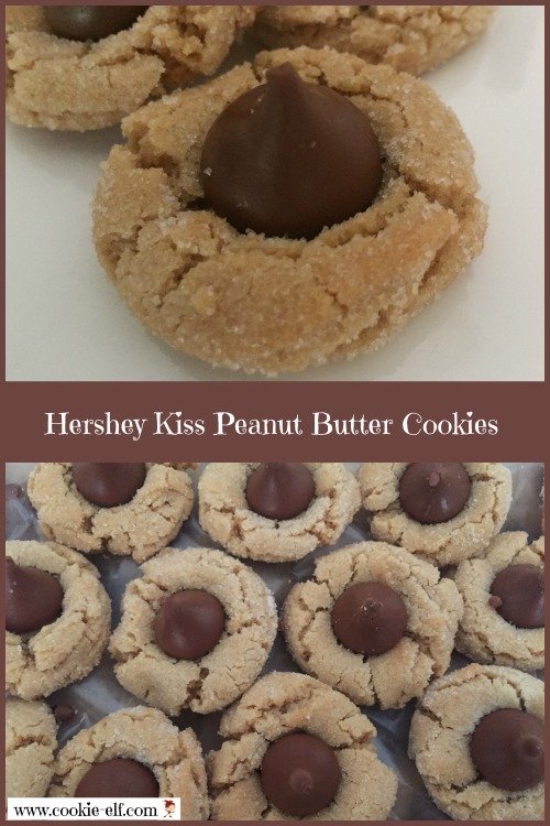 Hershey Kiss Peanut Butter Cookies with The Cookie Elf