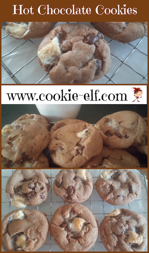Hot Chocolate Cookies from The Cookie Elf