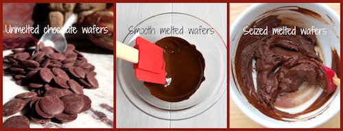 Tips for melting chocolate wafers in the microwave from The Cookie Elf