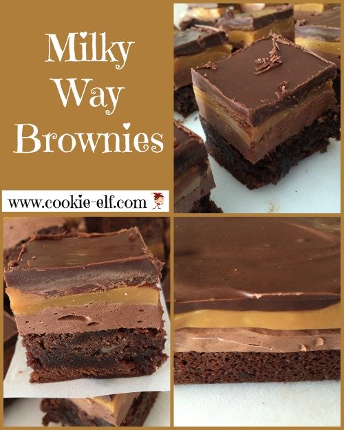 Milky Way Brownies from The Cookie Elf