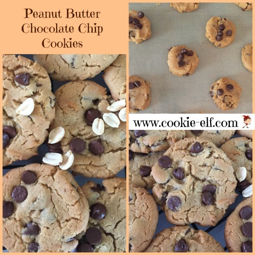Peanut Butter Chocolate Chip Cookies with The Cookie Elf