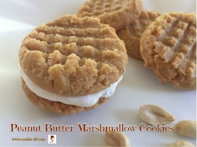 Peanut Butter Marshmallow Cookies with The Cookie Elf
