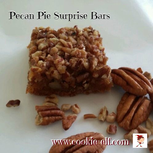 Pecan Pie Surprise Bars by The Cookie Elf